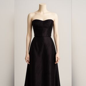 ANN TAYLOR Dark Purple Satin Embroidered Formal Set – Size 6 & 8